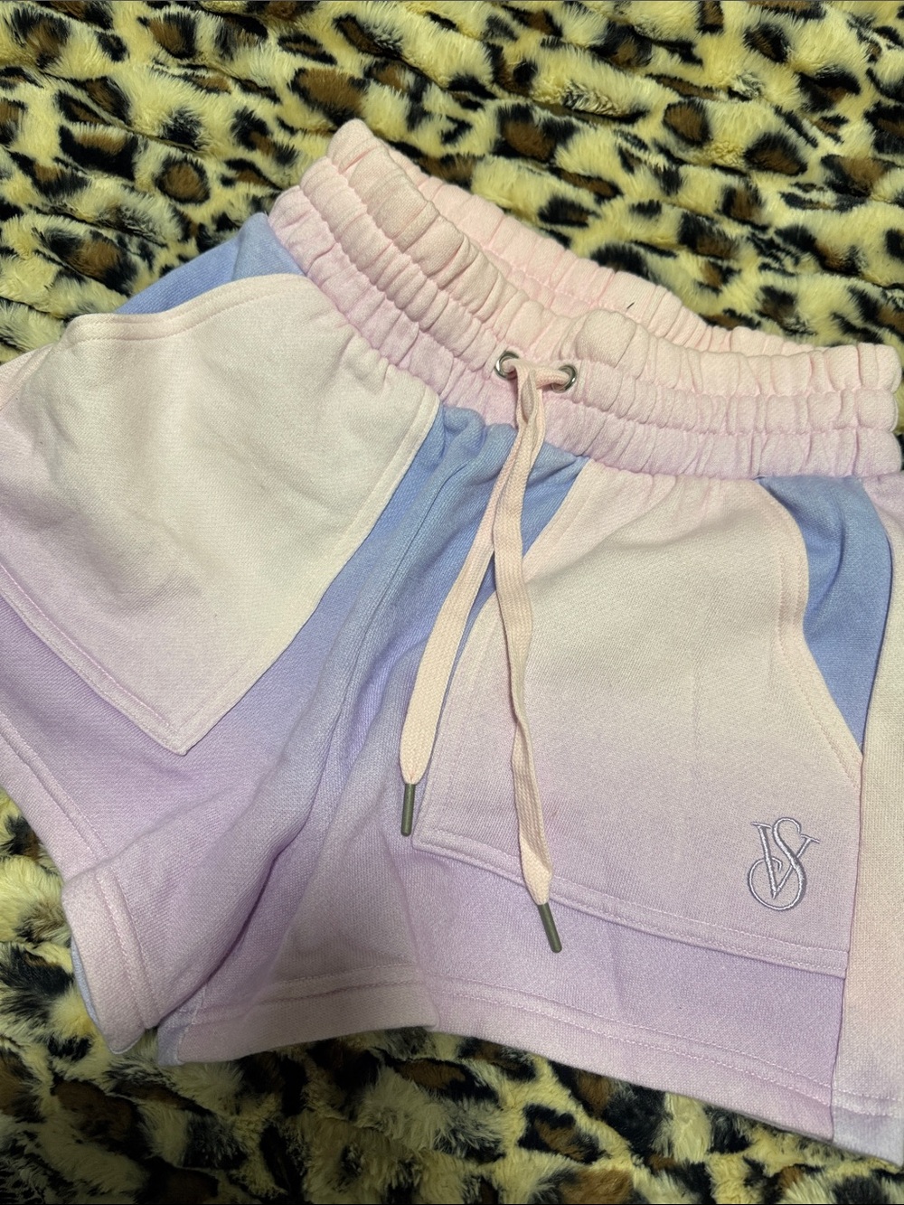 Victoria's Secret Pastel Ombre Athletic Shorts - Pink & Lavender